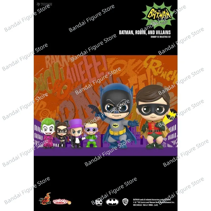 

HotToys COSBABY Mini Collectible Figurine Home Ornament COSB706 Batman COSB707 Robin COSB708 Joker COSB705 DC Hero Villain Set
