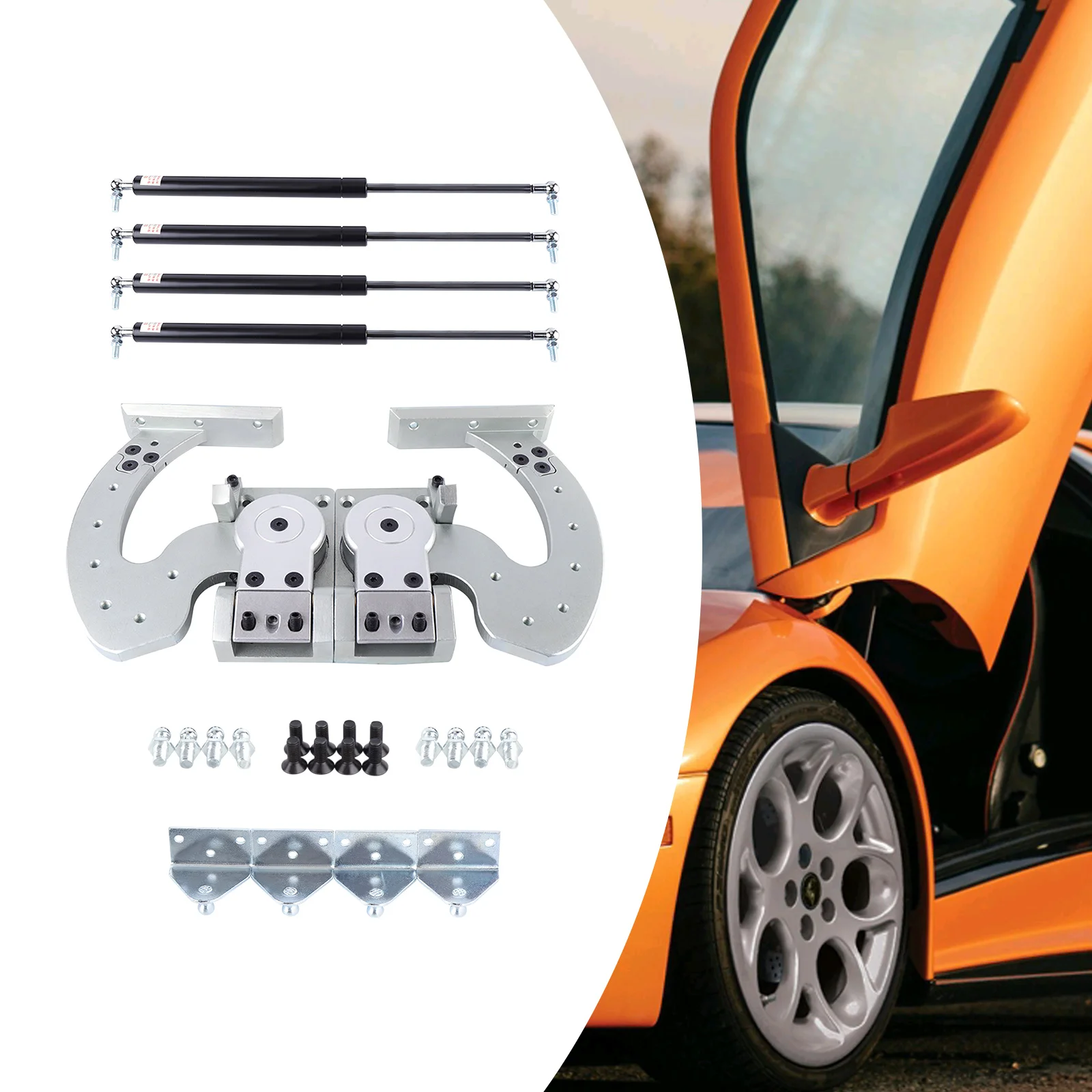 

Vertical Door Conversion Kit, Vertical Door Hinge Kit – Bolt-On Installation, Compatible with for Chevrolet, Nissan, Most Cars