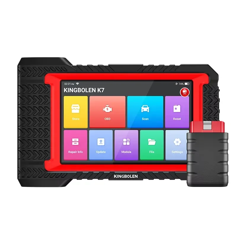 Kingbolen K7 Automotive Scanner Escaner Automotriz OBD2 Scan Tool ECU Coding Machine With 28 Resets Free Update view 2