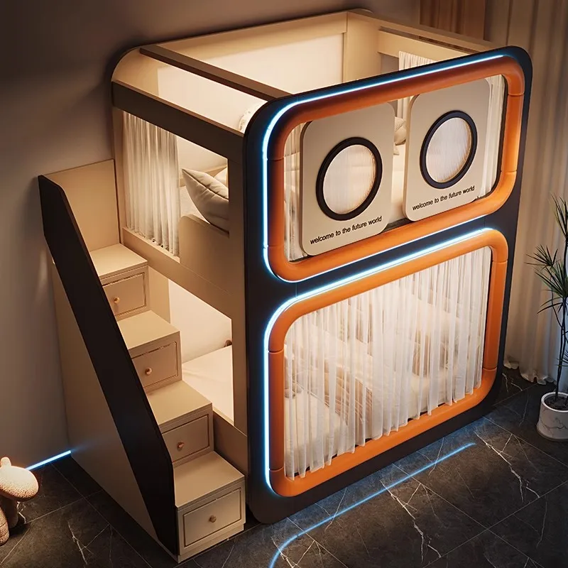 

White Simple Kids Beds Expandable Nordic Normal Custom Single Design Kids Bed Boys Style Modern Camas Infantiles Furniture Home