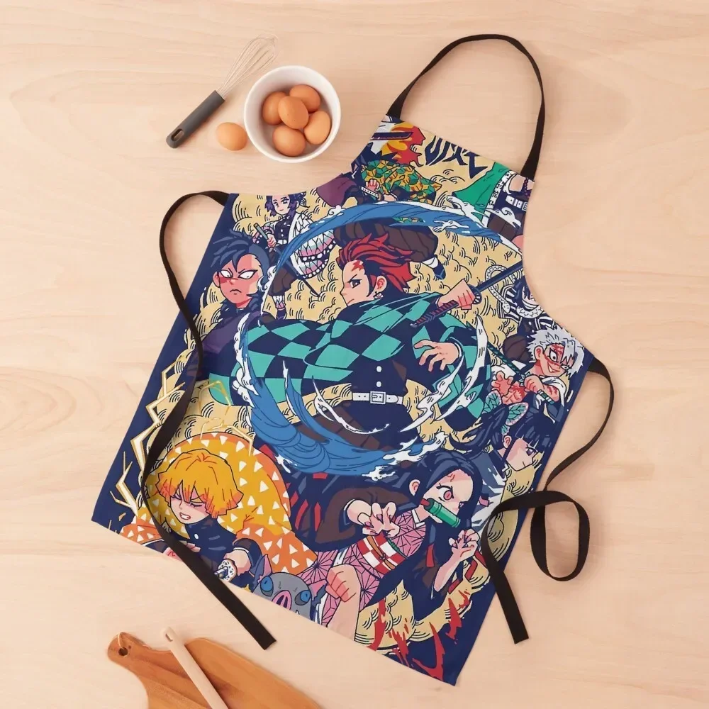 

Poster Demon Anime Apron New year's For Women Apron