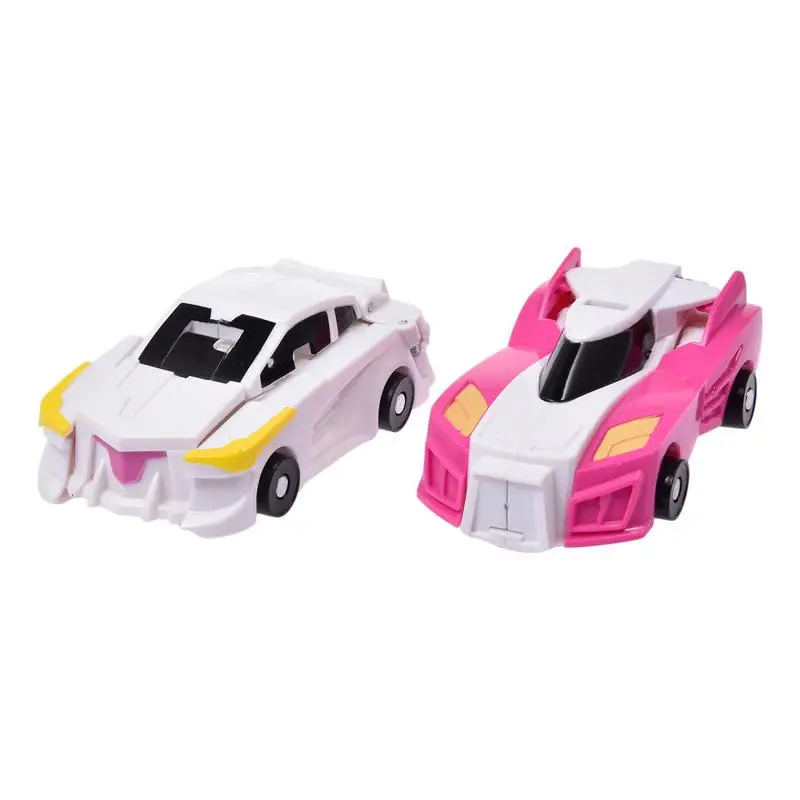 Трансформирующий автомобиль робот один клик деформационный автомобиль комплект восстанавливаемые дети авто после столкновения трансформируется в форму животного
