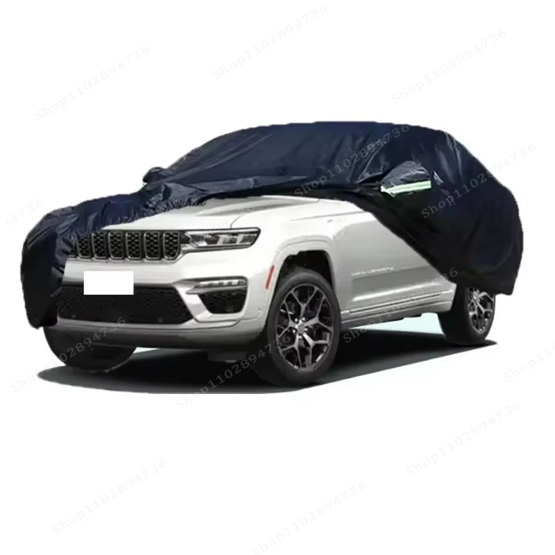 

For JEEP Grand Cherokee 4xe Car Covers Outdoor Waterproof Dustproof Sun Rain Snow Protection Thick Oxford Cloth Car Accessories