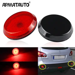 2Pcs LED Rear Bumper Reflector Lights For Toyota Corolla 2008-2010 For Nissan Qashqai For Pathfinder Tail Stop Brake Lamp