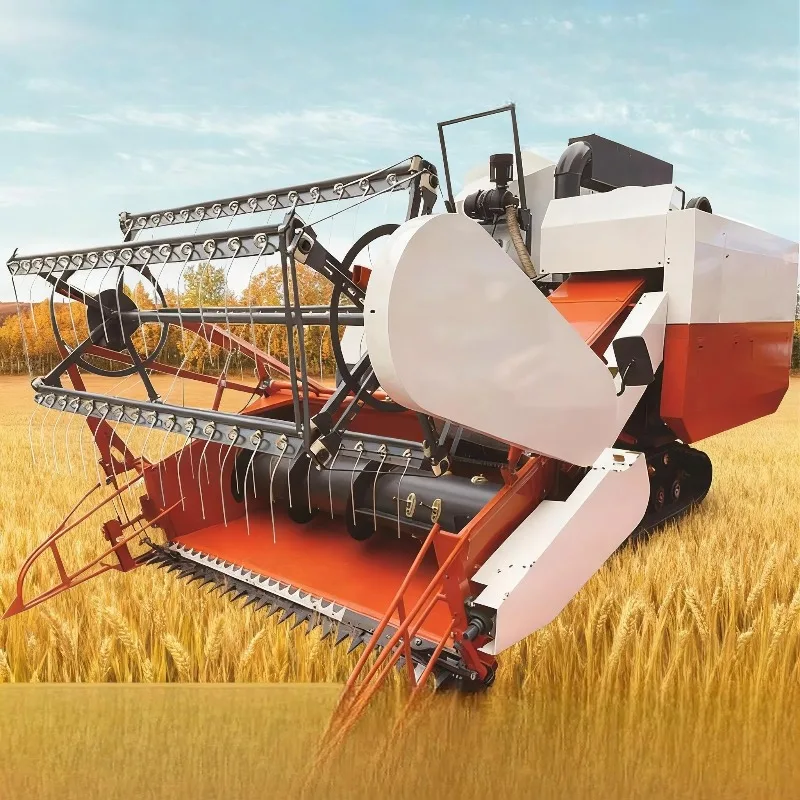 Customizable Mini Harvester and Rice Combine Harvester with One-year Warranty, Factory Direct Sales.