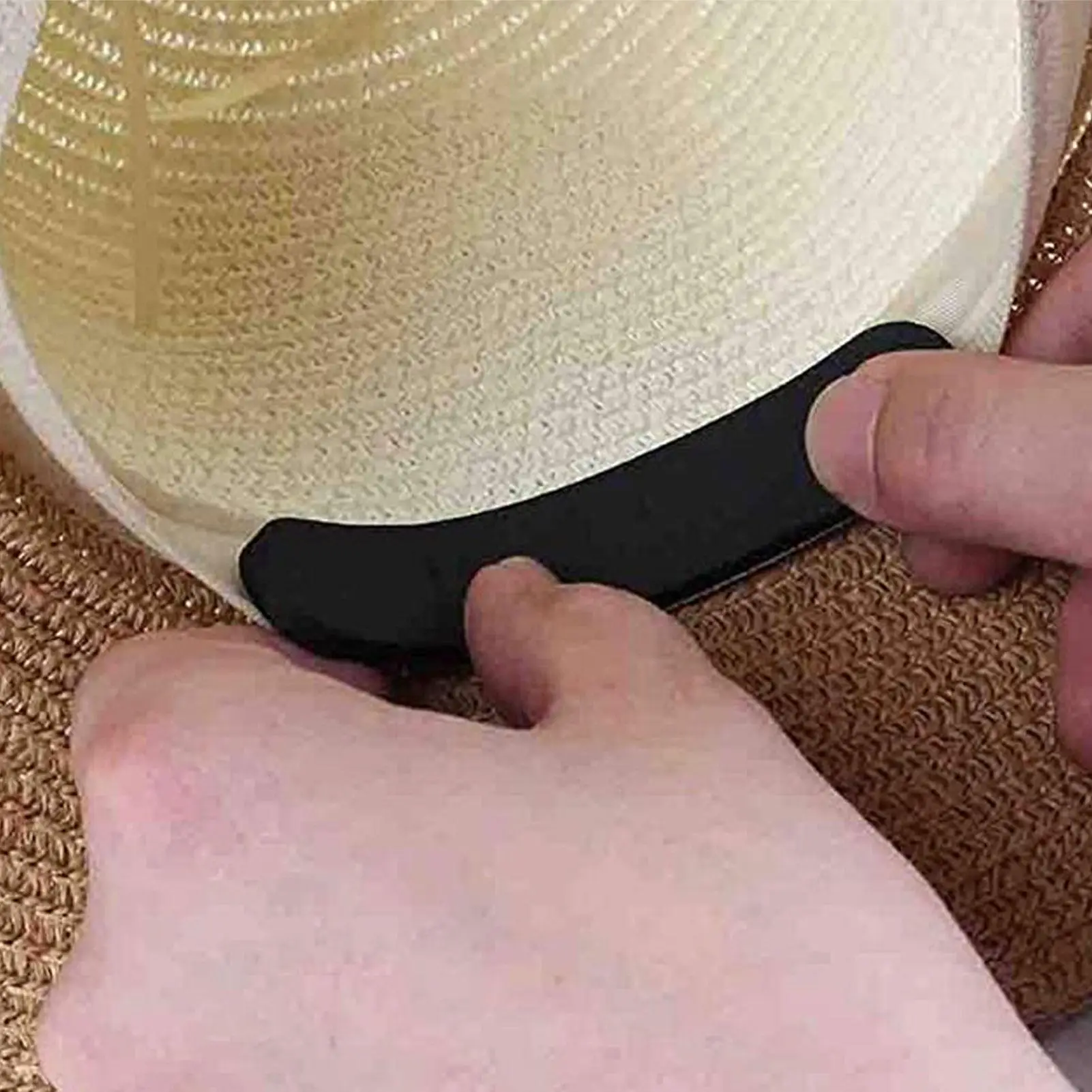 10Pcs Hat Adjuster Insert Hat Adjusting Tapes Adhesive Pads Hat Size Reducing Tapes For Fishermans Hats Bucket Hats Sun