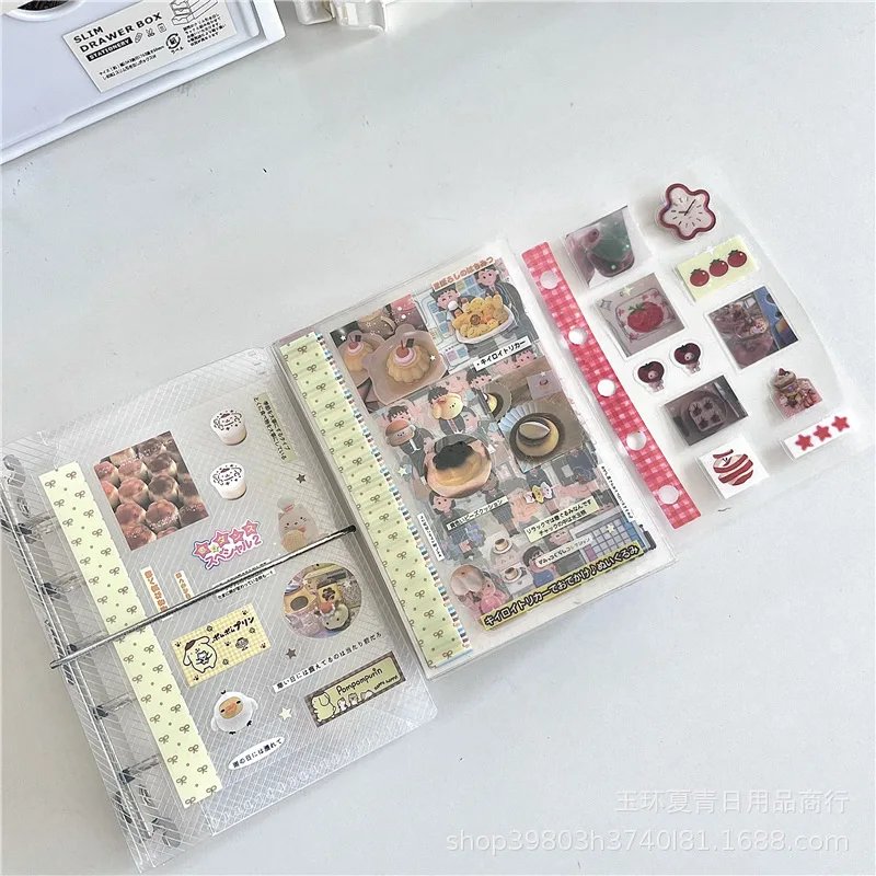 18 шт., милая японская ретро-наклейка в стиле раннего аниме, кавайная наклейка для скрапбукинга, журнал, украшение «сделай сам», чехол для мобильного телефона для девочек, наклейка CCD