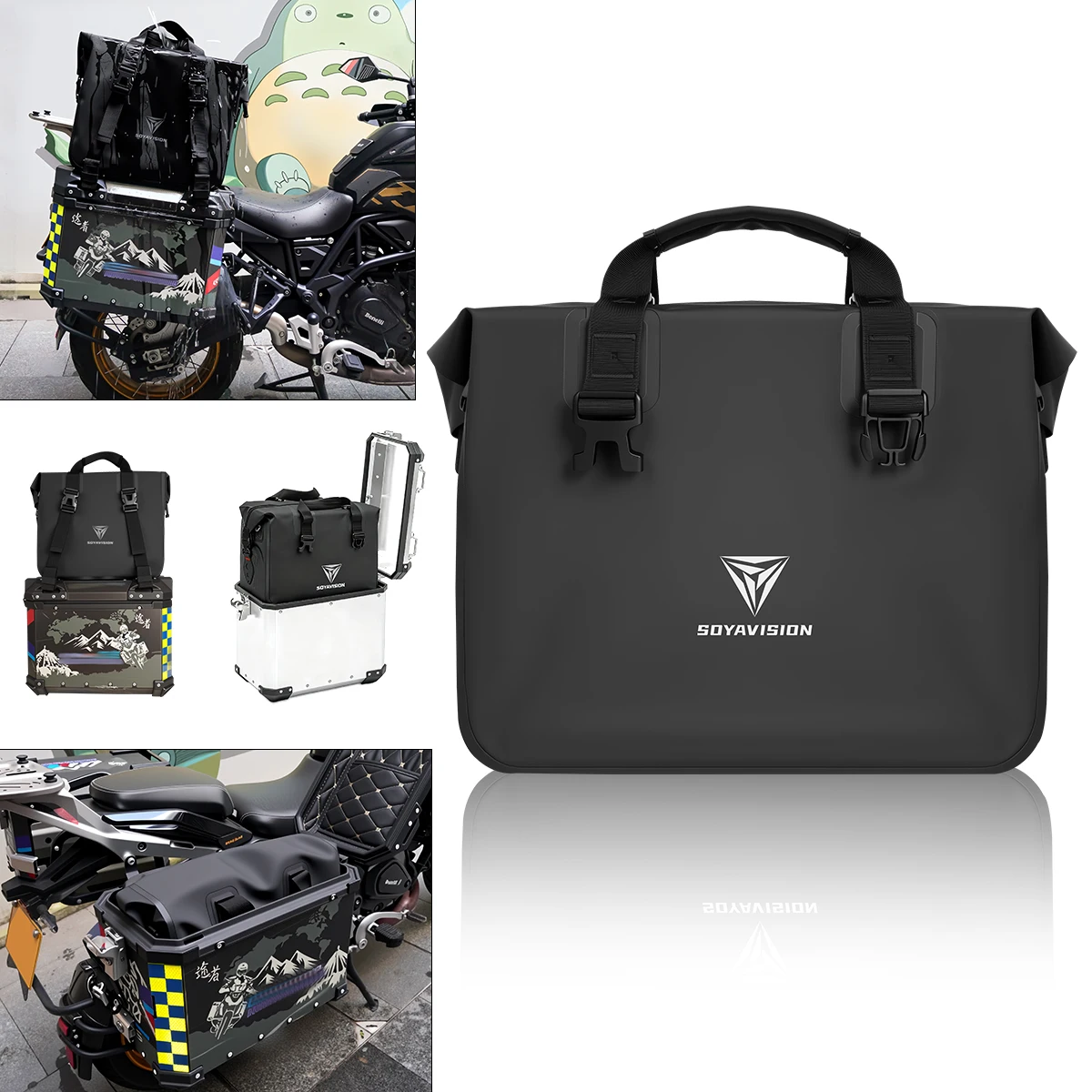 دراجة نارية أفضل أكياس لسيارات BMW R 1200 1250 GS LC Adventure R1200GS صندوق حقيبة التخزين حقائب الأمتعة F650GS G310GS مقاوم للماء #1