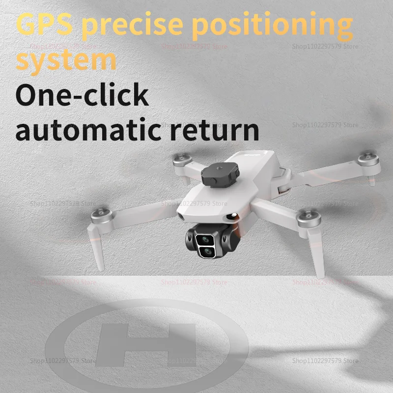 Drone L106 8K HD Kamera Ganda 5G FPV Motor Brushless Penghindar Hambatan Kontrol Jarak Jauh Dengan Layar Untuk Fotografi Udara Hadiah