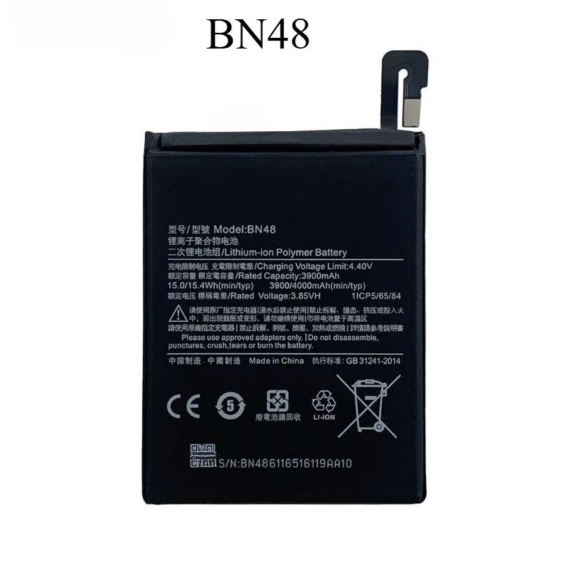 4000mAh Phone Battery BN45 BN48 for Xiaomi Redmi Note 5 Note 6 Pro Redmi Note6 Pro High Quality Replacement Batteries Bateria
