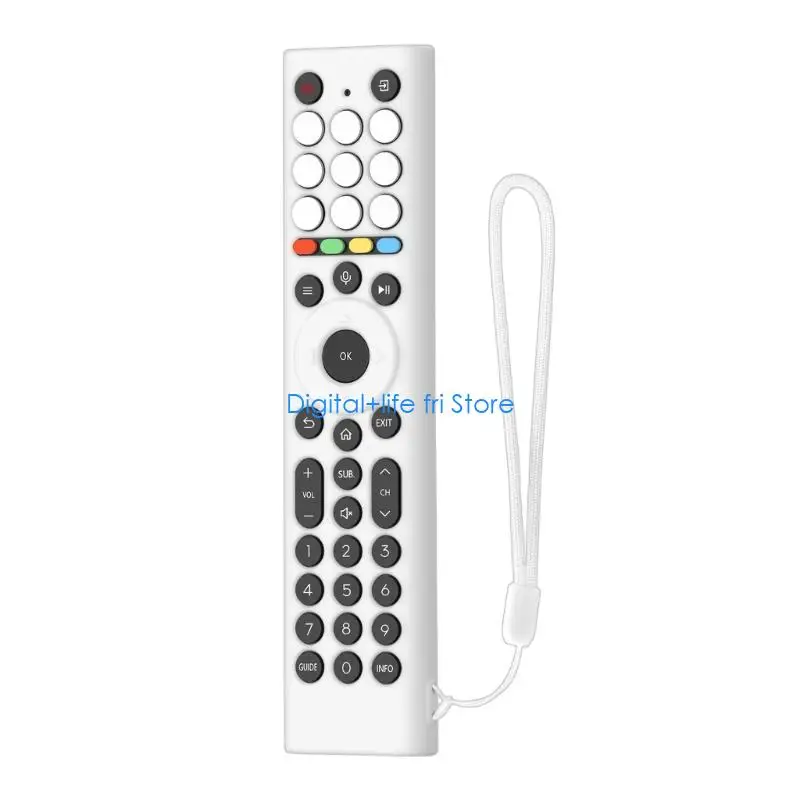 E06D Premium Fit Silicone Case Skin For ERF2K38H Remote Control Shell Prevents Drops And Scratches Multiple Color Option