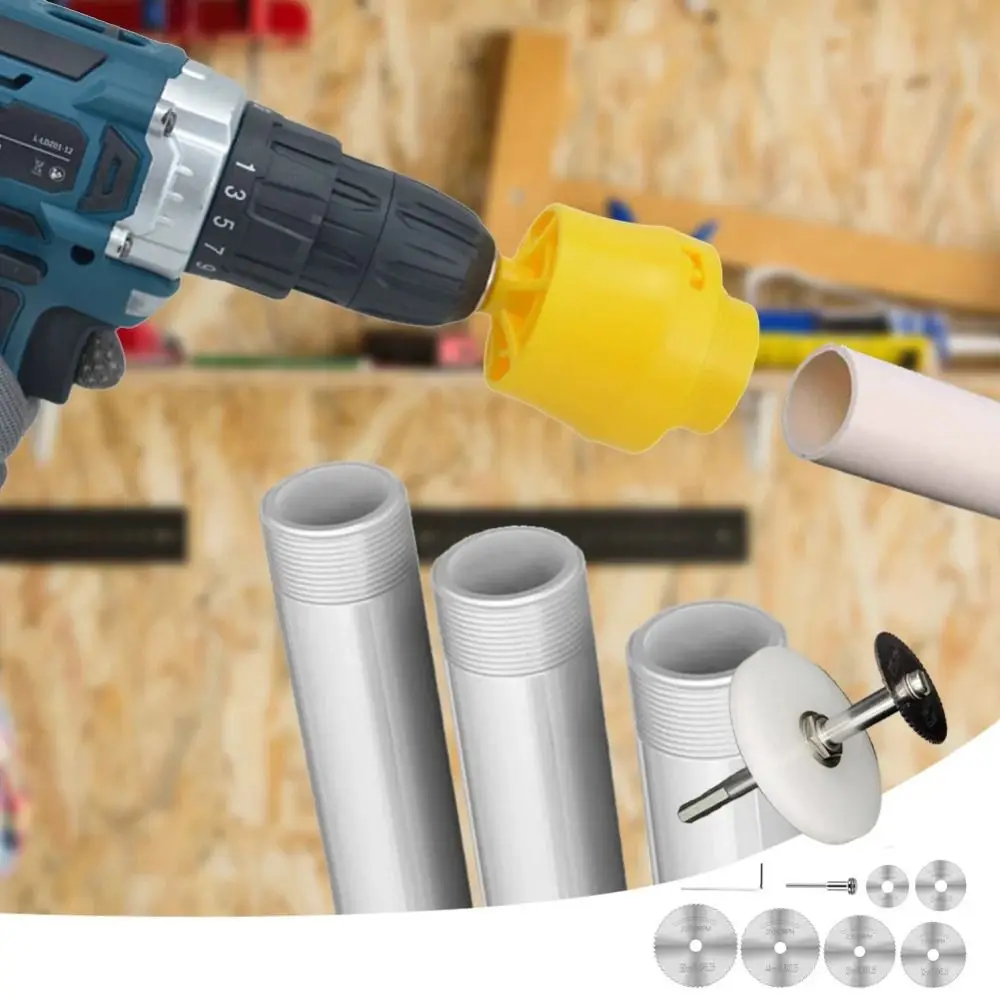 

Upgrade 4-point 6-point Water Pipe Inner Hole Opener, Electric Drill Hexagonal Universal Water Pipe Tapping Tool