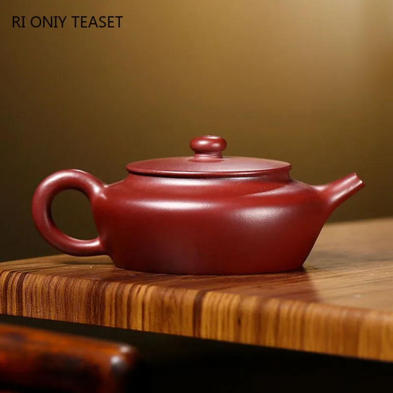 130ml Yixing Purple Clay Teapot Handmade Dahongpao Filter Tea Pot Authentic Raw Ore Zisha Tea Maker Chinese Teaware Accessories