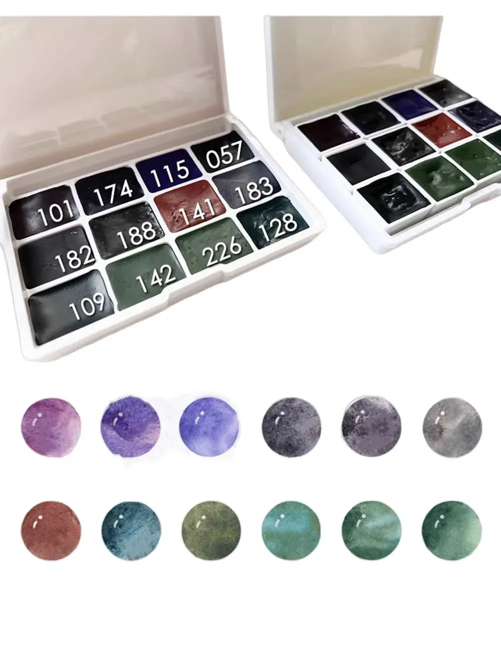 Imagem -04 - Mineral Layered Watercolor Paint Grupo Original Daniel Smith Water Color para Pintura Art Fornecedor Handmand Sample 1ml 2ml ds