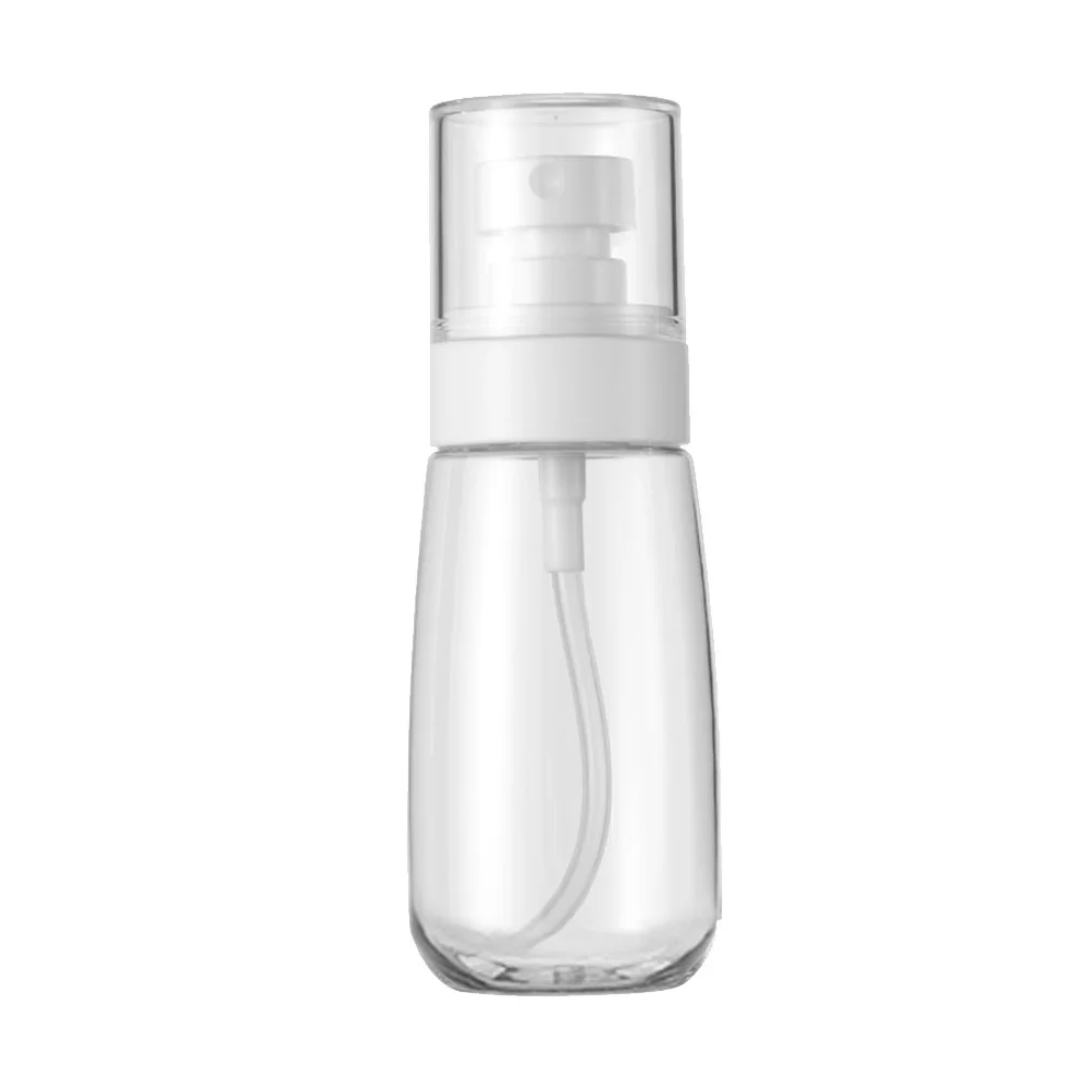 30ml White Squeeze Spray Bottle Multifunctional Refillable Mist Dispenser for Cosmetics Plants Baking Portable Lightweight Easy