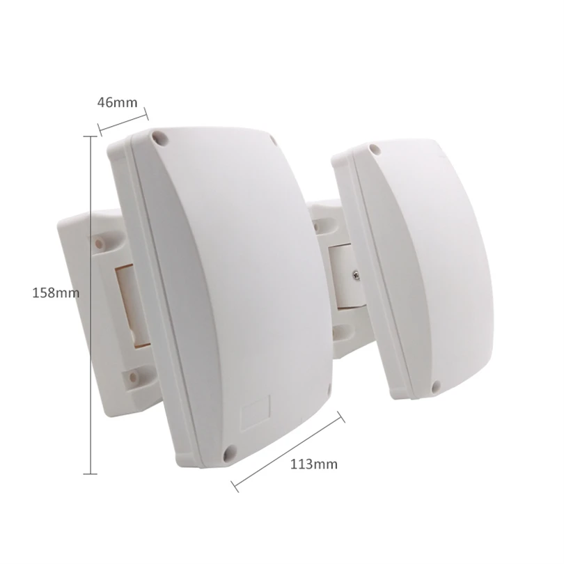 Wire Outdoor Microwave Sensor 150-Meter Long Distance Perimeter M W Detector Barrier for Villa Farm Home Security Alarm System