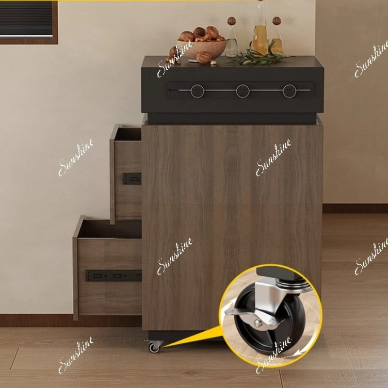 Separately removable small apartment, narrow side down table, locker, mini guide table cabinet, kitchen side cabinet