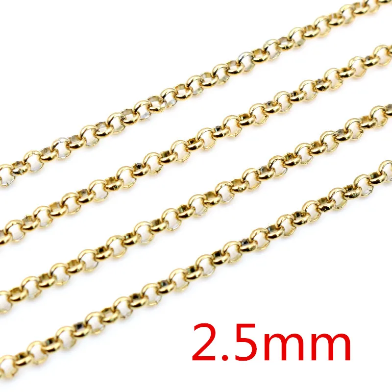 Never Fade Stainless Steel Gold Plated Necklace Chains