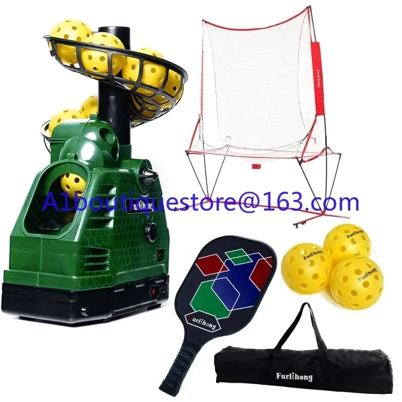 Kit inicial de pickleball Furlihong 680PBH, incluindo máquina launc,