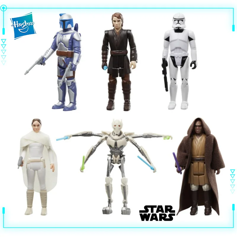 

Hasbro оригинальная Звездные войны месть ситхов Анакин Скайуокер Падме Амидала 9,5 см сборная модель игрушки фигурки героев