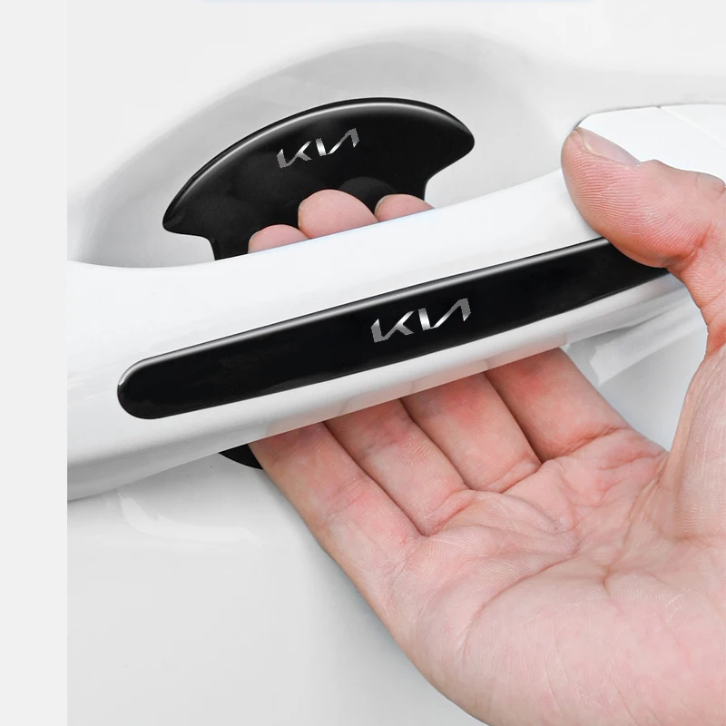 باب السيارة السلطانية مقبض حامي لاصق غشائي اكسسوارات لكيا GT-لاين سبورتاج Ceed ريو بيكانتو سورينتو الروح سيراتو Venga فورت #4