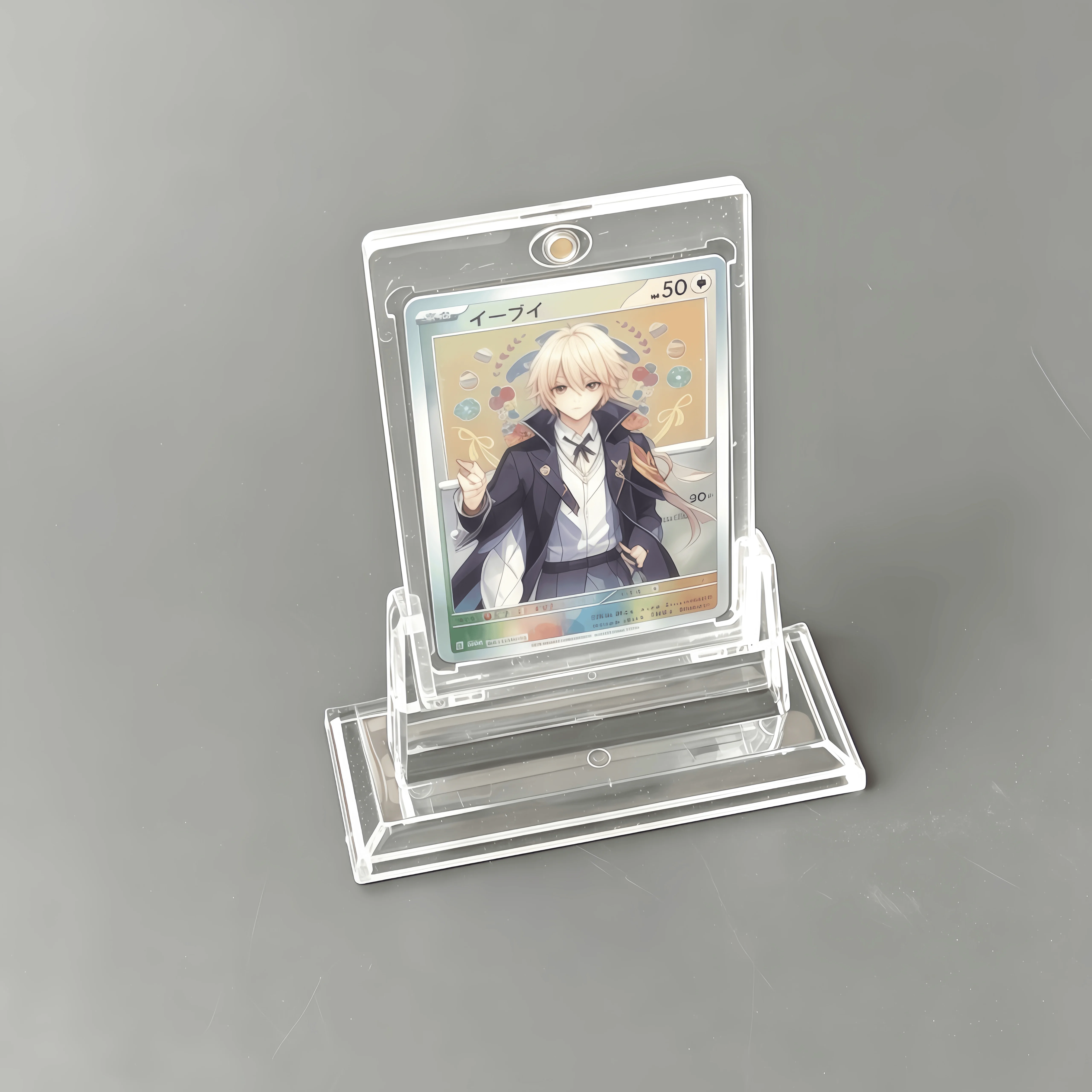 PTCG Display Stand Polaroid Picture Frame Put More Than Collection Card Pokemon Shot Extra Action Stuck Brick
