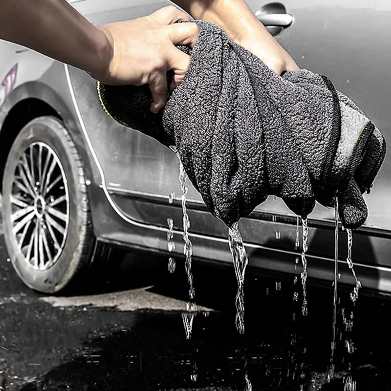 Microfiber Car Wash Towel 100X40cm 75x35cm Super Absorbency Car Cleaning Cloth Premium  One-Time Drying Microfiber Auto Towel