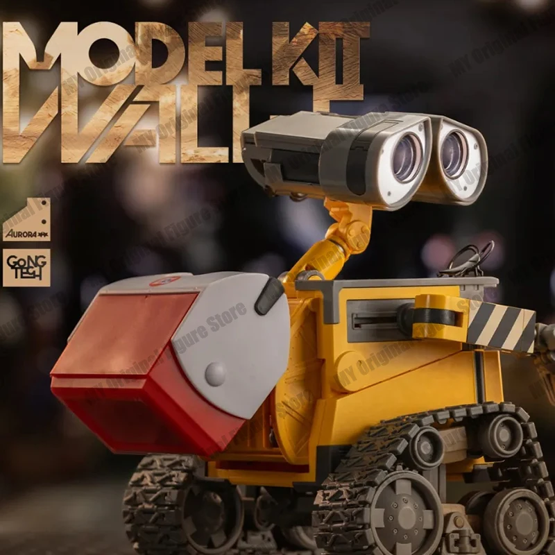 Kit d'assemblage Original GONG WALL · E, 15cm, Robot mignon, figurine de guérison, Collection d'animaux de compagnie, jouet pour enfant, cadeau de noël