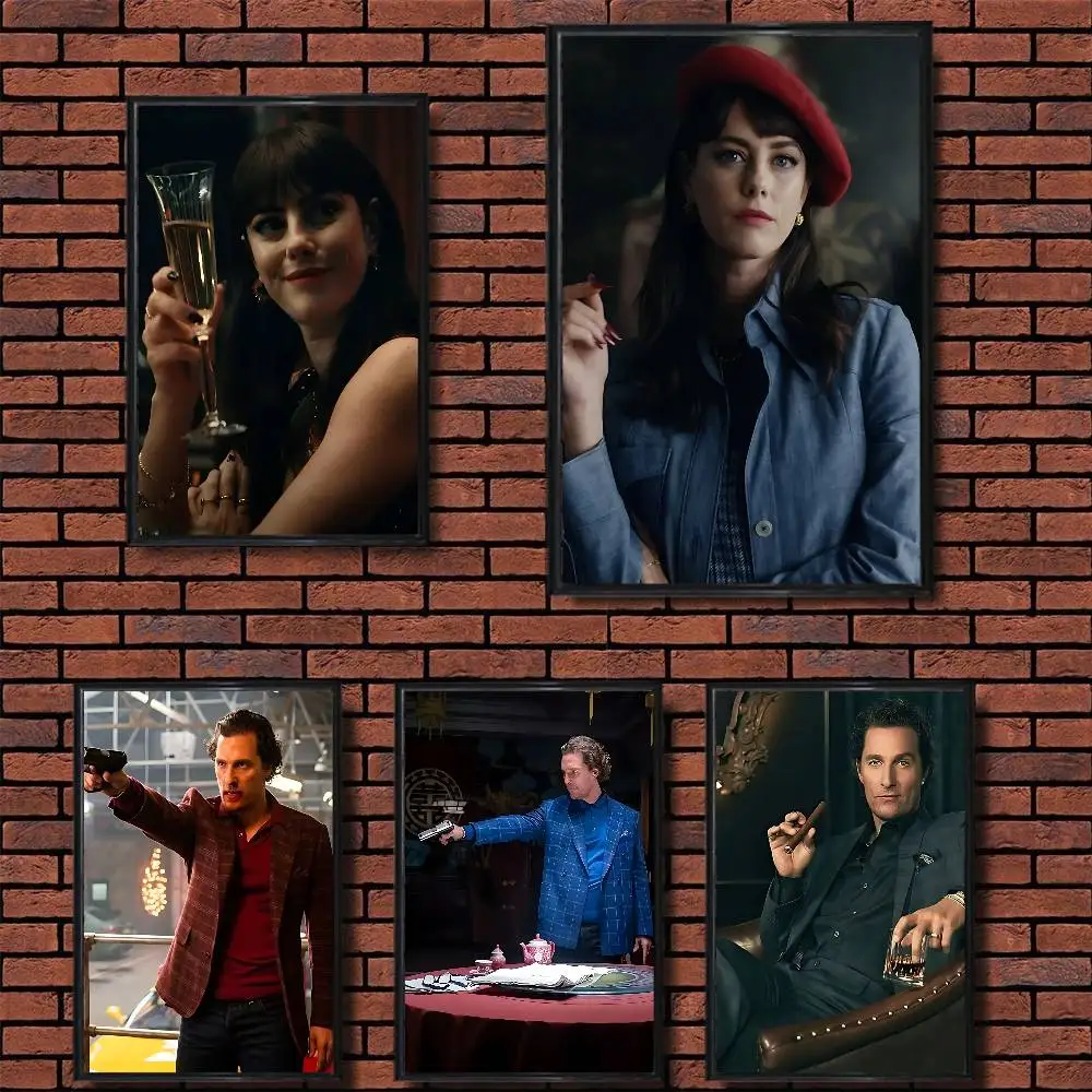 

Kaya Susie Glass Gentlemen High Quality Dorm Living Room Aesthetic Wall Decoration Painting Poster Stickers Gift