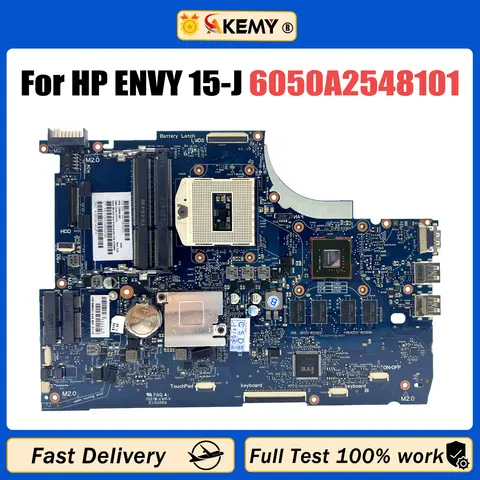AKEMY HP ENVY 15-J 6050A2548101 746447 501 SR17D DDR3L 노트북 마더 보드 메인 보드 전체 테스트 100% 작업