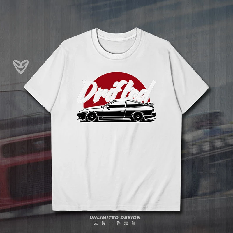 

NISSAN 180SX Japan JDM Modified Street Racing Printed Graphic Shirt Men's and Women's Short Sleeve Breathable Motorcycle T-shirt