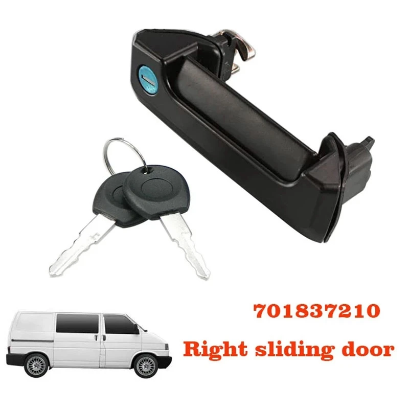 Car Outside Door Handle Side Sliding Right For Transporter T4 Transporter Syncro 1990-2004 701 837 210 701837210