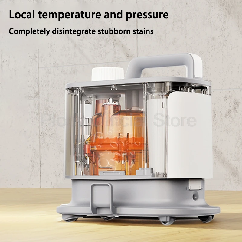 منظف بالبخار يدوي متعدد الوظائف ، علبة ممسحة ، نوع ممسحة ، تعقيم ، أريكة بخار ، درجة حرارة عالية ، 1 لتر ، way W