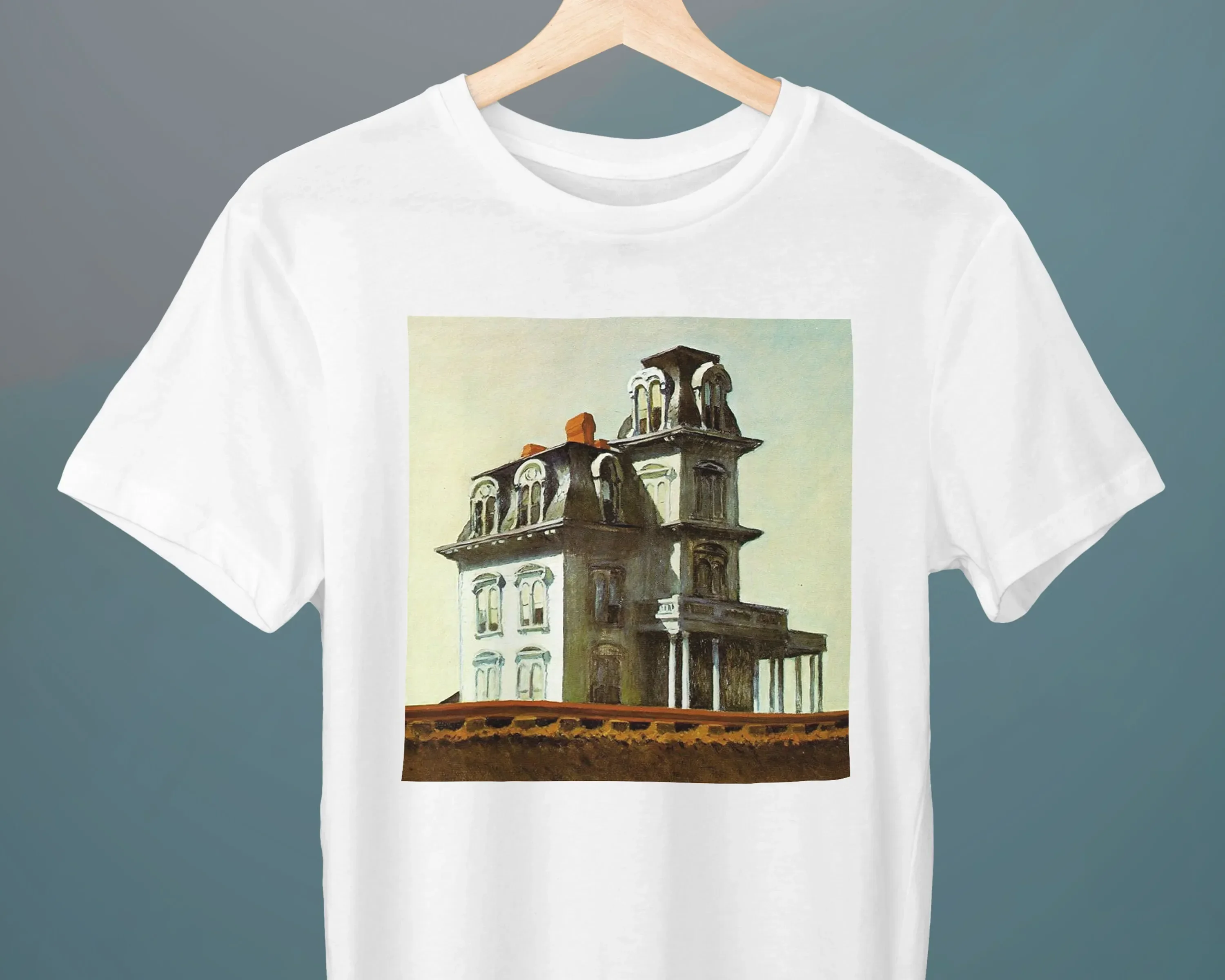 House by the Railroad Edward Hopper Painting Unisex T-shirt