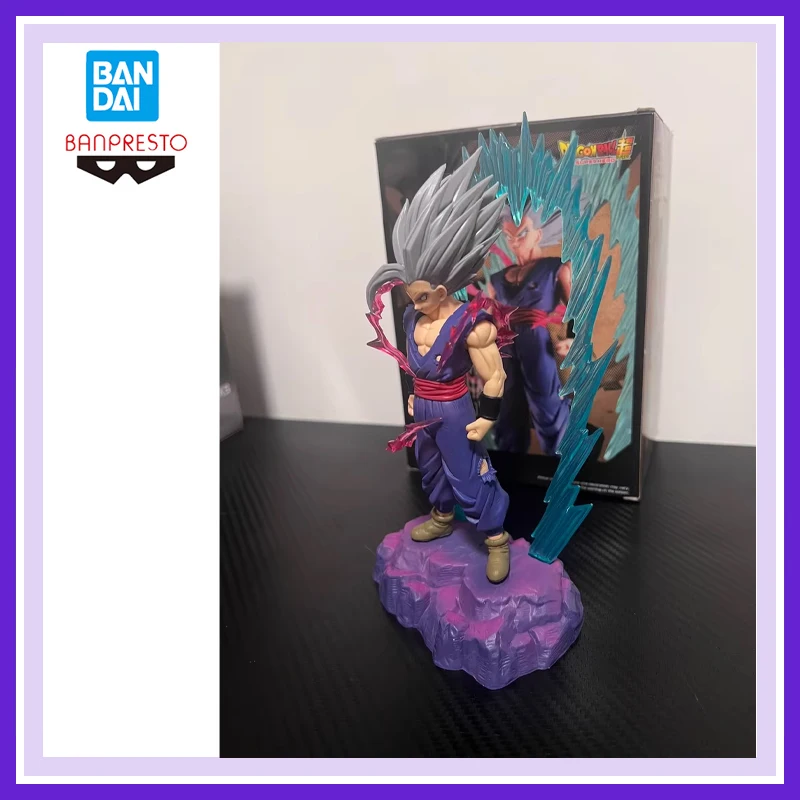 Genuine Brand New and Unopened Bandai Banpresto Dragon Ball Super Super Hero Son Gohan Decoration Anime Action Figures Model