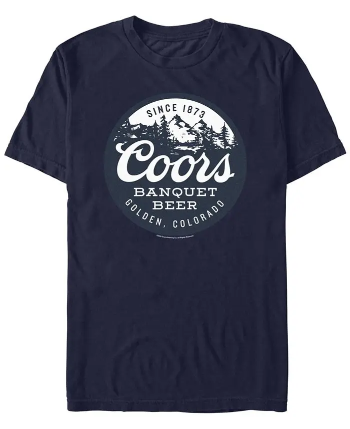 

Vintage - Inspired Mountain Beer Tee - Since 1873 Graphic, Ideal for Brew Enthusiasts Trendy Printed Brand Pure Cotton T-shirt