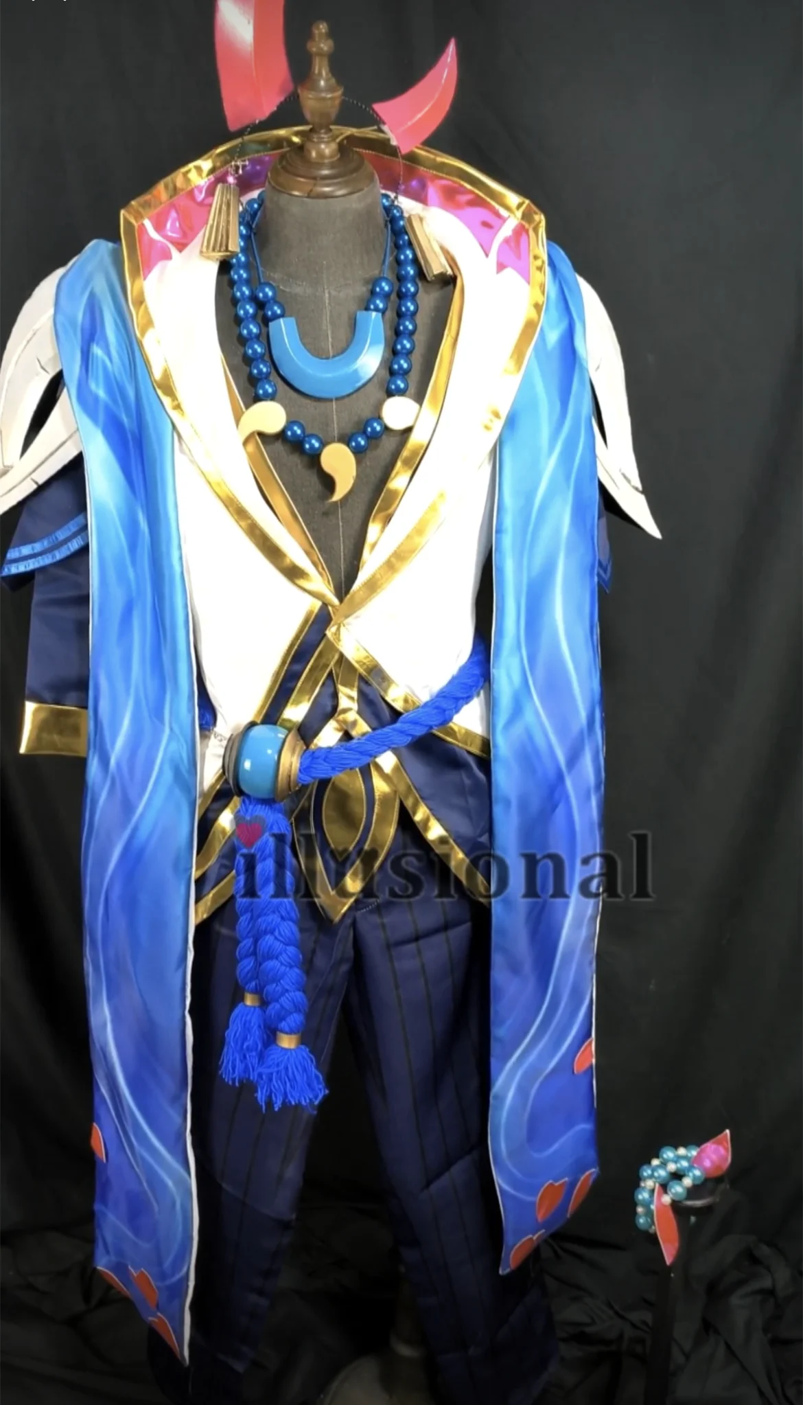 illusional Aphelios LOL Aphelios Spirit Blossom Aphelios Cosplay Costume man Halloween costumes