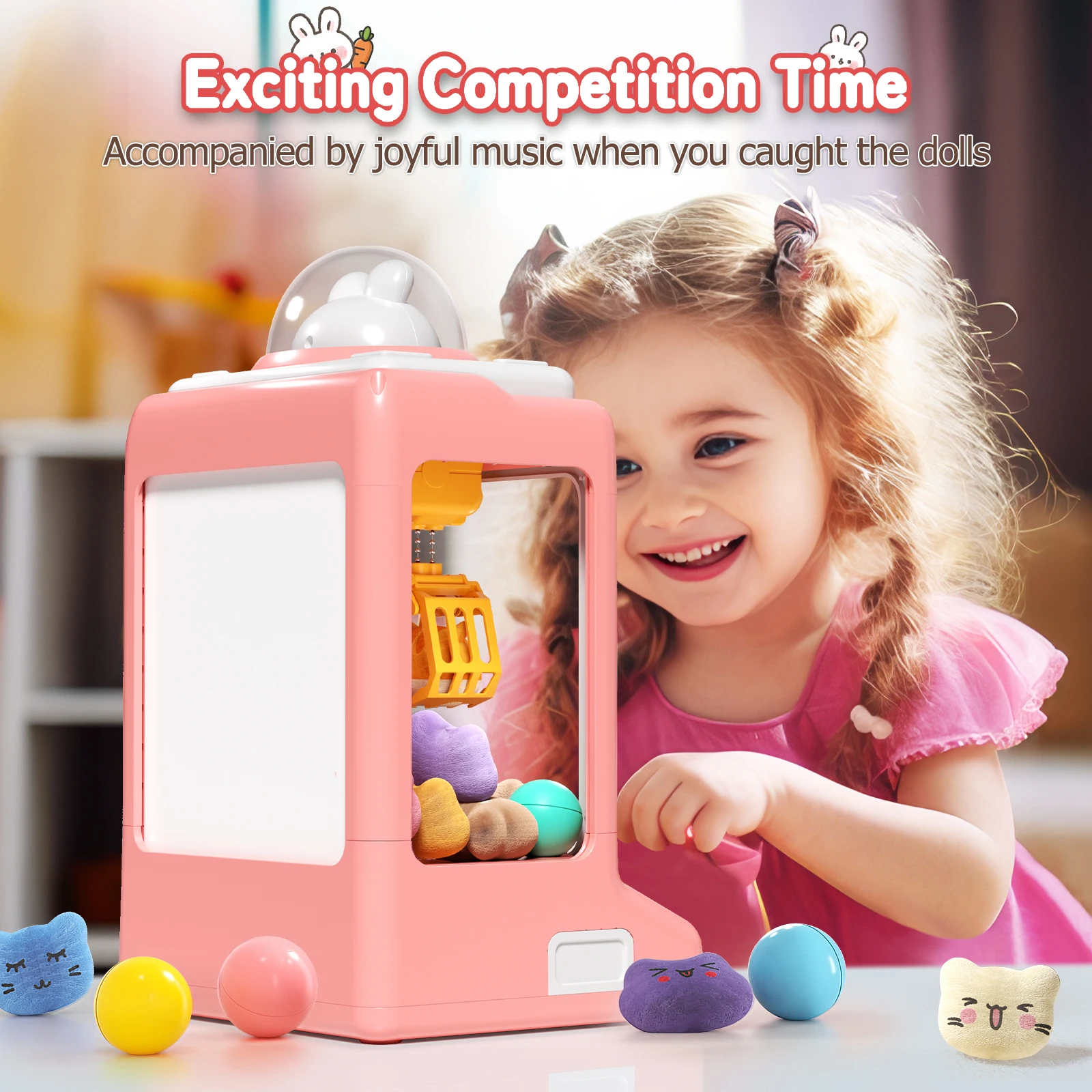 Machine à griffes pour enfants, grande poupée à clip domestique, petits producteurs accordant une machine à piquer, jouets pour garçons et filles, nouveau