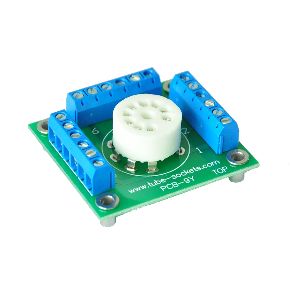 Placas de experimentos de enchufes de tubo de 7 pines, 8 pines y 9 pines para proyecto de tubo, prueba de prototipo DIY, 1 ud.
