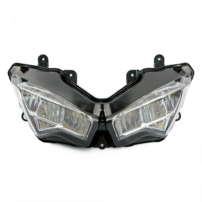 

Motorcycle Front LED Head Light For NINJA 400/250 EX400 NINJA400/250 Headlight Assembly For KAWASAKI NINJA650 EX 650 Headlamp