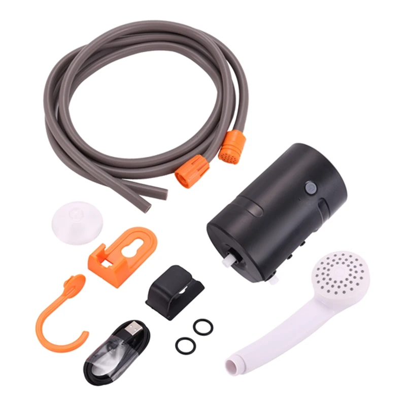 

DW-Portable Outdoor Shower, IPX7 Waterproof &USB Rechargeable Pump for Hiking Travel Sport
