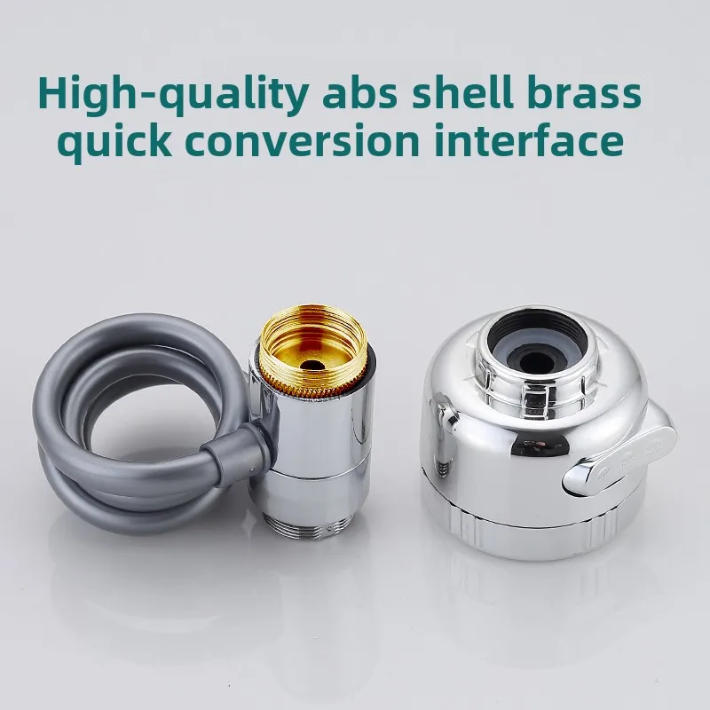 360 Degree Kitchen Faucet Nozzle Aerator Adjustable Three Mode Sprayer Filter Diffuser Water Saving Tap Head Extend Connector