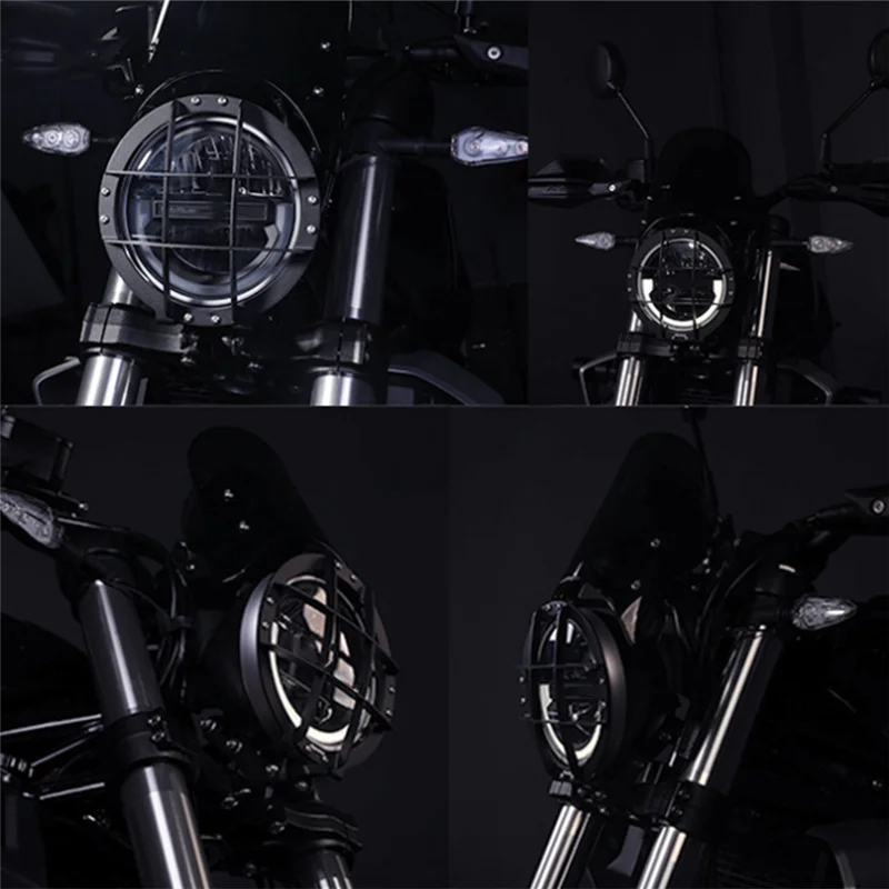 

Motorcycle Headlight Frame Headlight Protection Cover Guard For X350 2023-2024 Front Headlight Grille