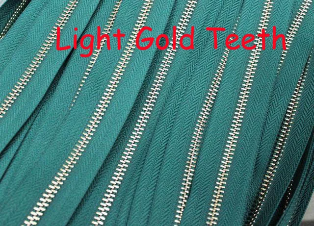 10yards 63 Colors 5# two way customize color zip DIY metal zipper accessories for sewing bags garments fabric wholesale