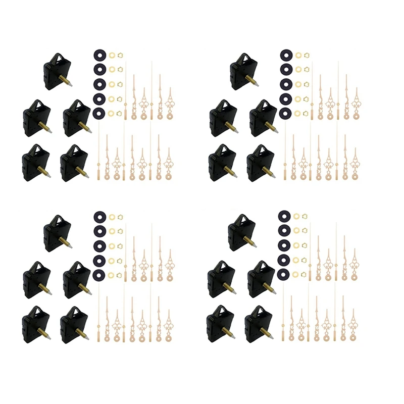 

LLCS-20Pcs 31MM Long Shaft DIY Quartz Clock Movement Mechanism Motor Kit For Clock Repair Tool Parts DIY Replacement A