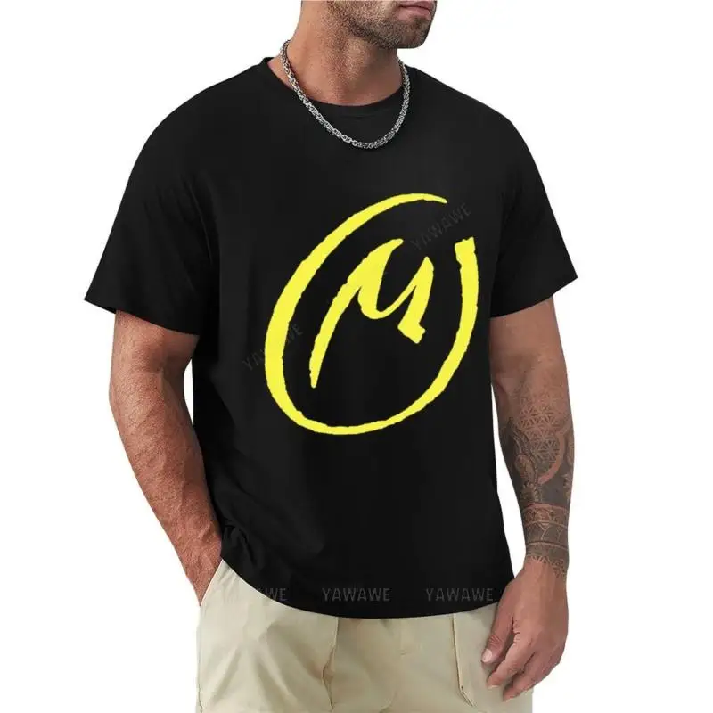 The Yellow 'M' (La marque Jaune) T-Shirt customized t shirts o neck t-shirt fitted t shirts for men cotton top tees mens t-shirt