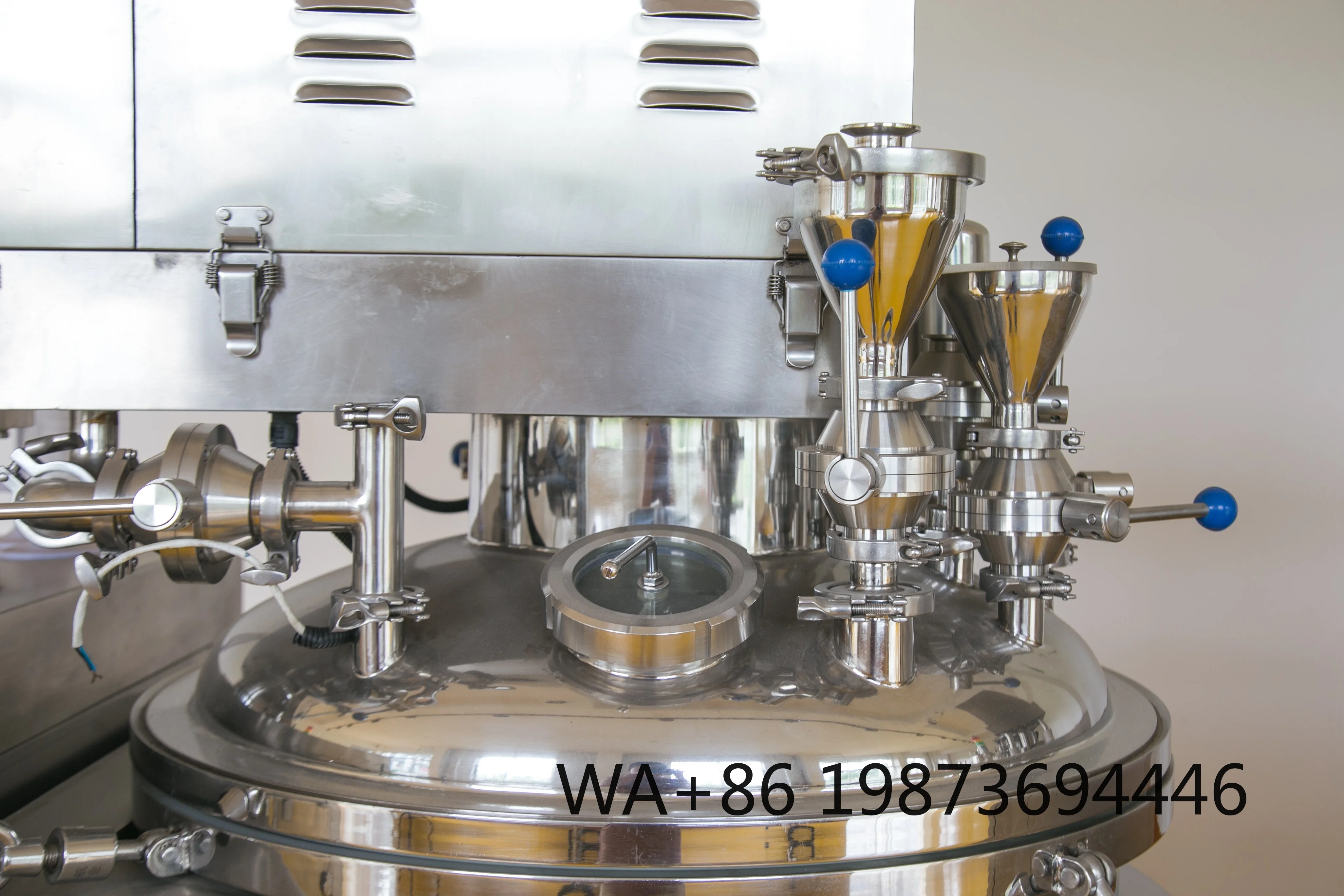 Lab Vacuum Cream Mixer Small Volume Emulsifying  for Facial Cream Cosmetic Production Processing