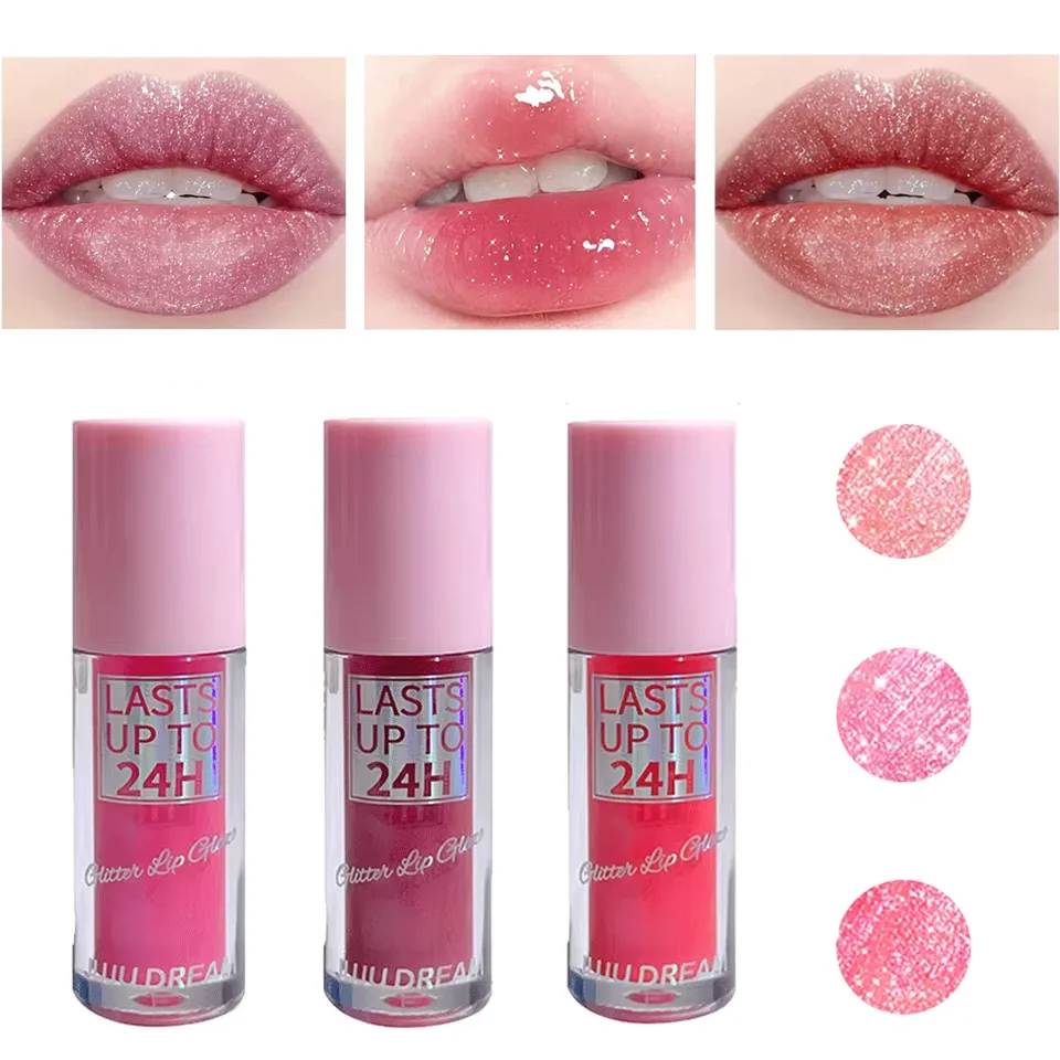 Brillant à lèvres brillant à couleur changeante de noël, tasse antiadhésive hydratante longue durée, rouge à lèvres cosmétique pour lèvres dodues