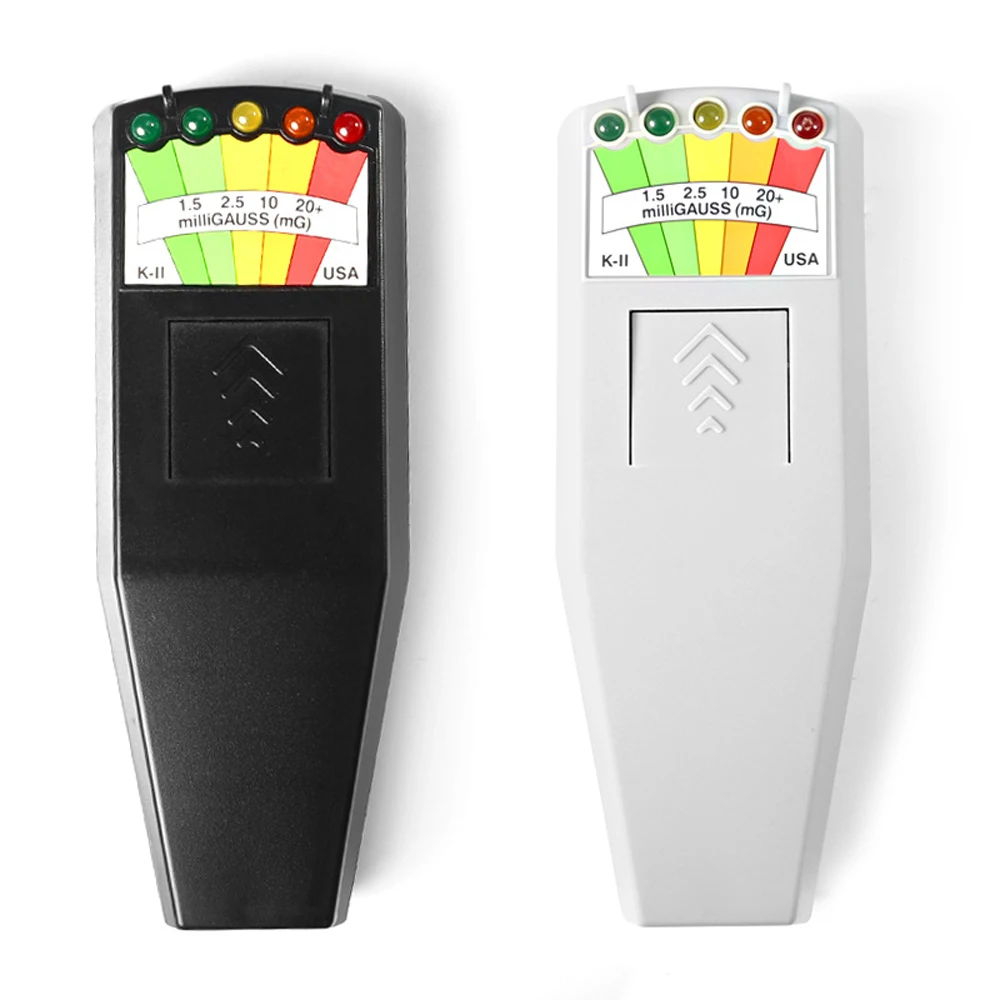 

K2 Electromagnetic Field EMF Gauss Meter Radiation Ghost Hunting Detector EMF Magnetic Field Monitor 5 LED Gauss Meter