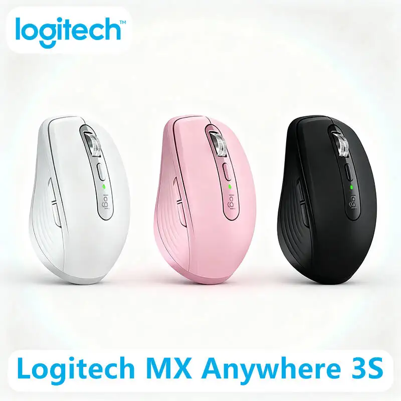 

Logitech Master Series MX Anywhere 3S Bluetooth Беспроводная бесшумная мышь Мягкий звук Офисный женский планшет